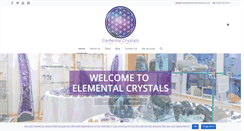 Desktop Screenshot of elementalcrystals.com